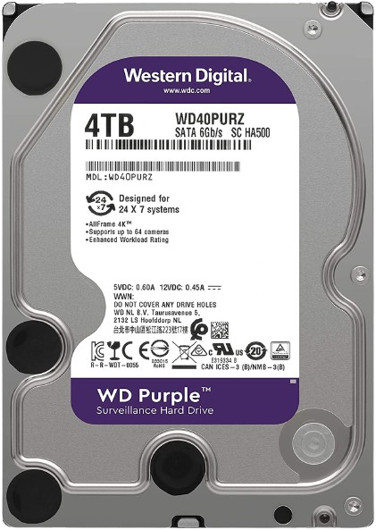 هارد ديسك WD-PURPLE 4T جديد Preview Image