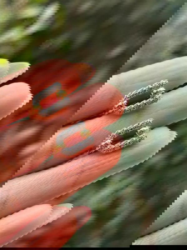 حلق تيفانى فصوص Image 2 Preview
