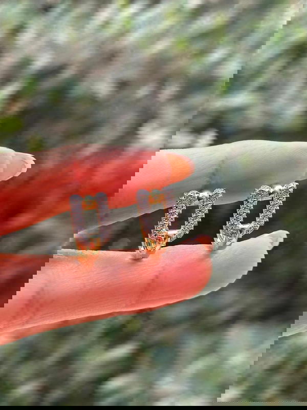 حلق تيفانى فصوص Image 3 Preview
