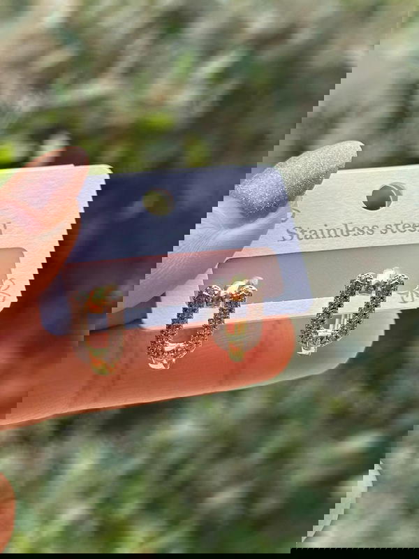 حلق تيفانى فصوص Image 4 Preview
