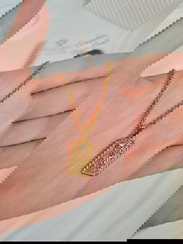 سلسلة مجدولة وردة  Image 1 Preview