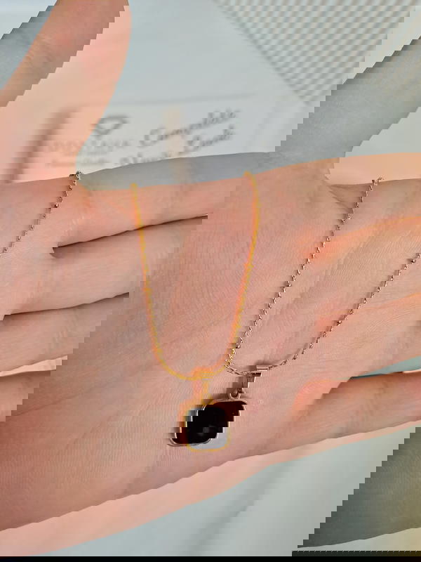 سلسلة صدفة اسود Image 1 Preview