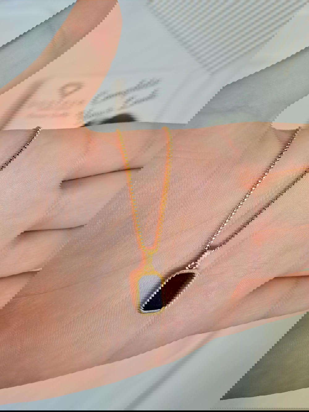 سلسلة دابل فيس اسود Preview Image