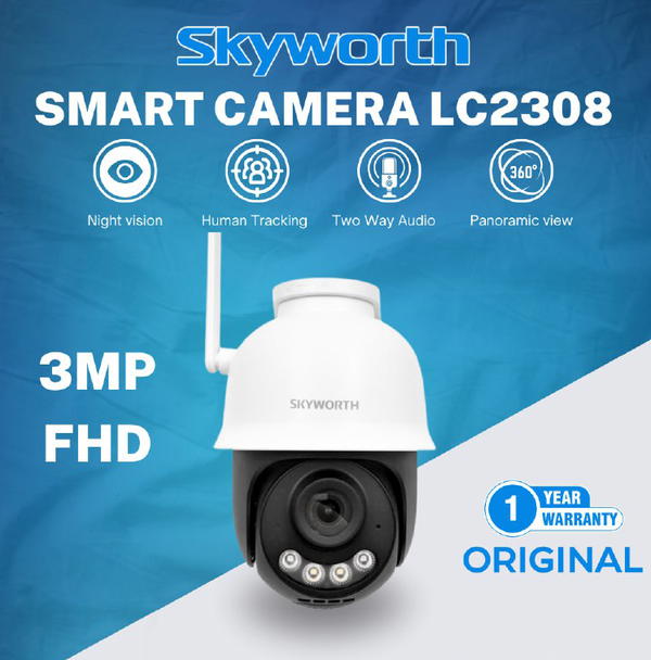كاميرا سكاي وورث LC2308 الذكية الخارجية – مراقبة بدقة 3MP ورؤية ليلية ملونة بالكامل Image 1 Preview
