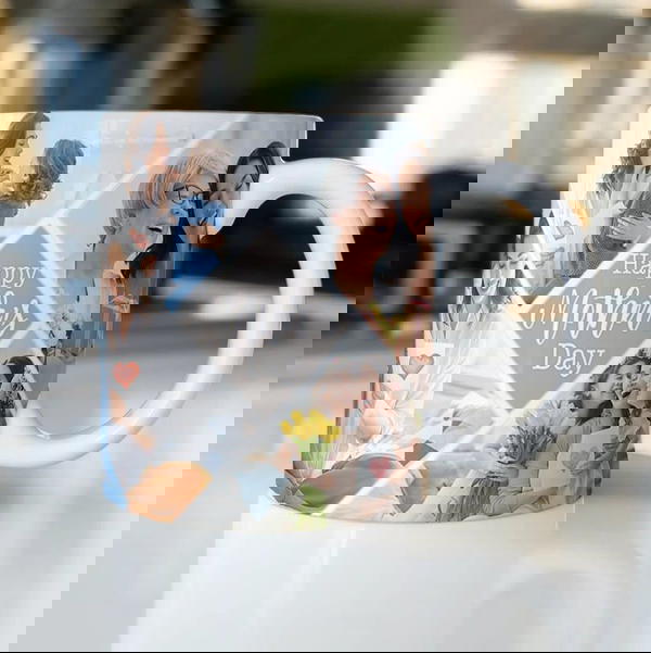 مج ابيض مطبوع بصورتك  Image 8 Preview