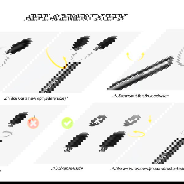 قلم ستايلس للشاشات التي تعمل باللمس jr-dr01 من جوي رووم Image 6 Preview