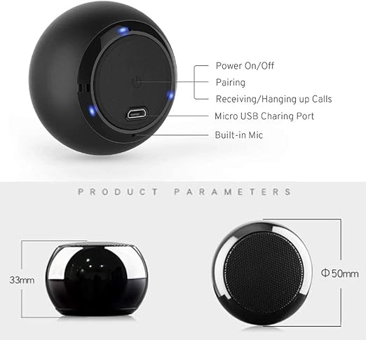 M3 Mini Wireless Bluetooth Speaker Image 3 Preview
