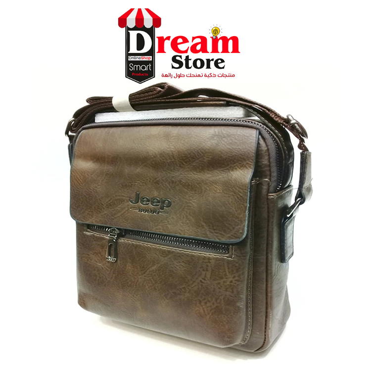 حقيبة كروس جلدية Jeep رجالي Preview Image