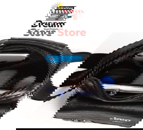 حقيبة كروس جلدية Jeep رجالي Image 3 Preview