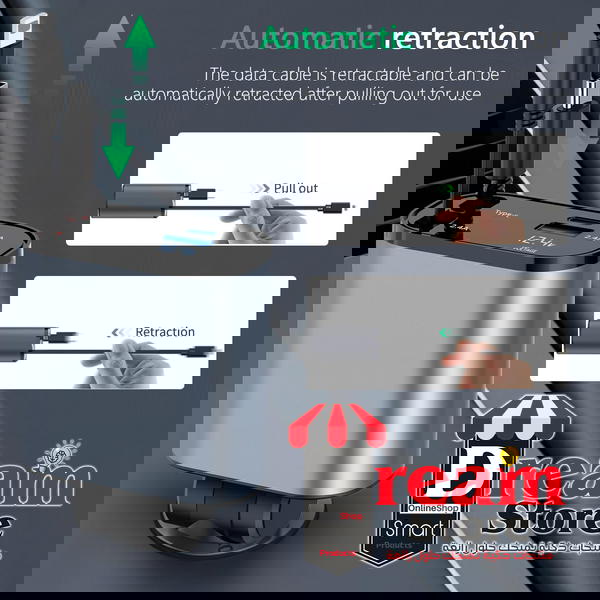 شاحن السيارة التريند 4 في 1 بقدرة 100 واط Image 3 Preview