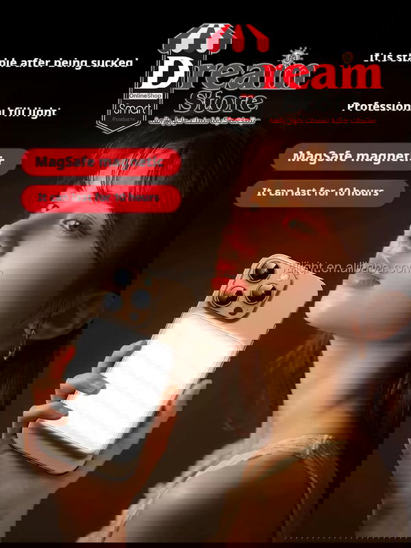 Magnetic Fill Light RGB – إضاءة كاملة بألوان احترافية Image 2 Preview