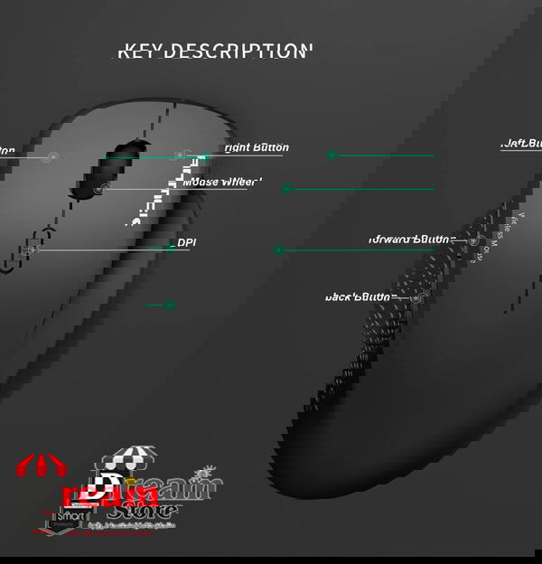 ماوس W500 الاحترافي Image 7 Preview