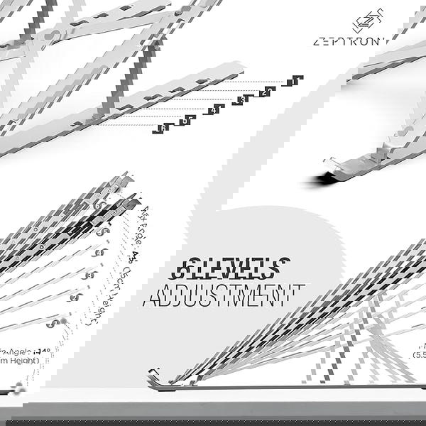 ستاند لابتوب ألومنيوم مطور Image 4 Preview