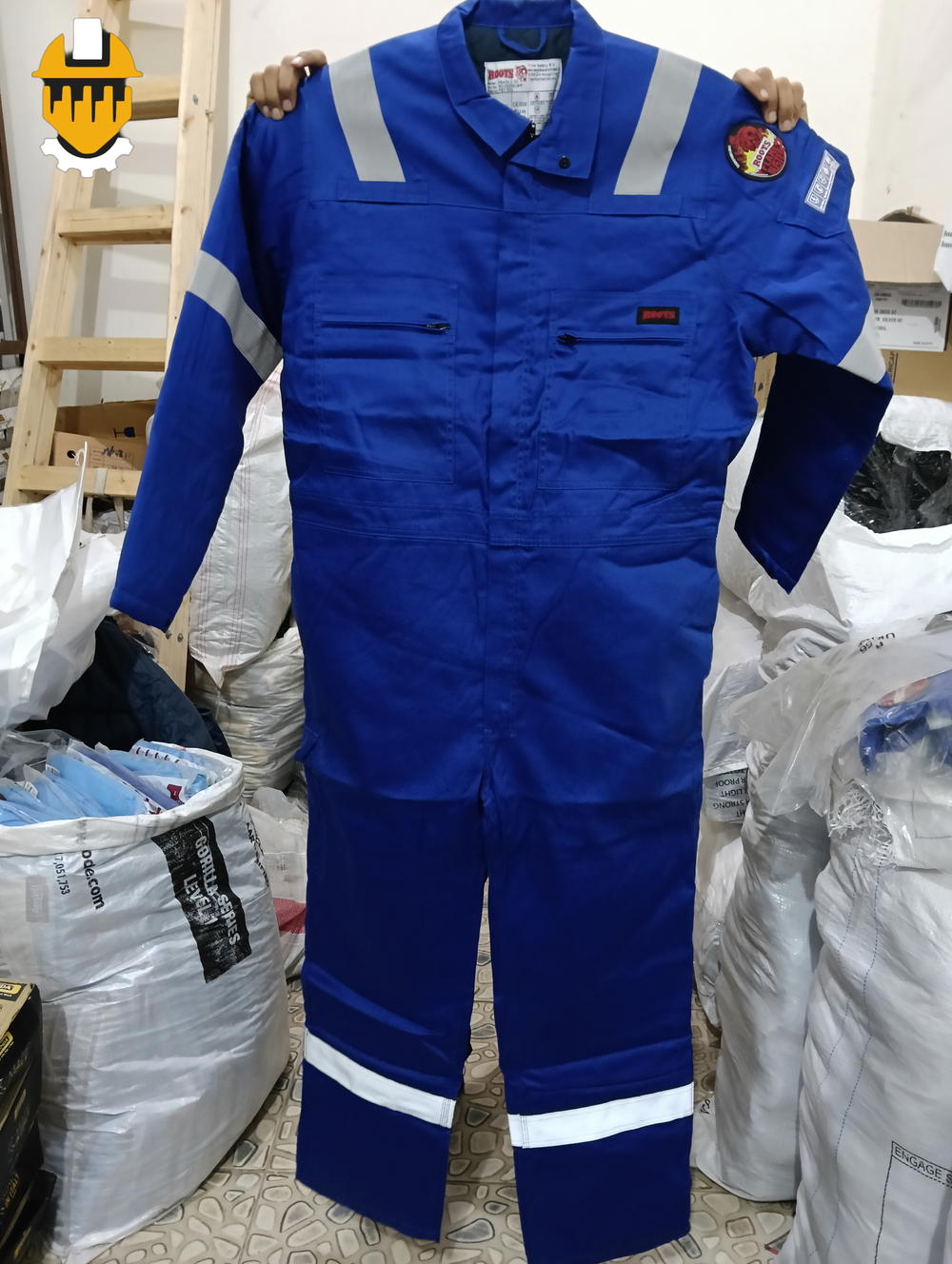 🧥 Rotos Overalls – أفرول رتوس مبطن (Blue) Preview Image