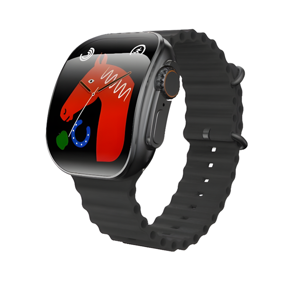 ساعة X10 Ultra 3 بشاشة منحنية شكل شيك وأداء مفيش زيه ⌚🔥! اشحنها لاسلكي واتكلم من غير ما تمسك تليفونك 📞⚡!🍼💙  Image 2 Preview