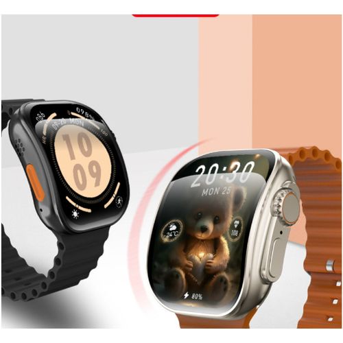 ساعة X10 Ultra 3 بشاشة منحنية شكل شيك وأداء مفيش زيه ⌚🔥! اشحنها لاسلكي واتكلم من غير ما تمسك تليفونك 📞⚡!🍼💙  Image 5 Preview