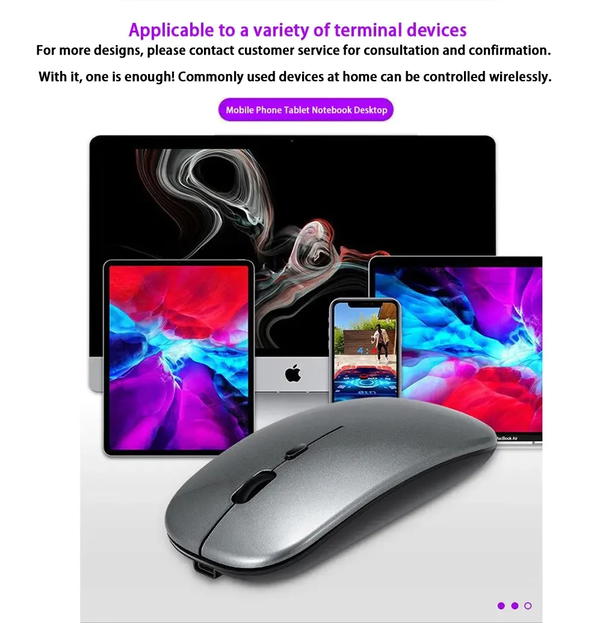 mouse hp wl blutooth + wifi rgb high quality Image 6 Preview