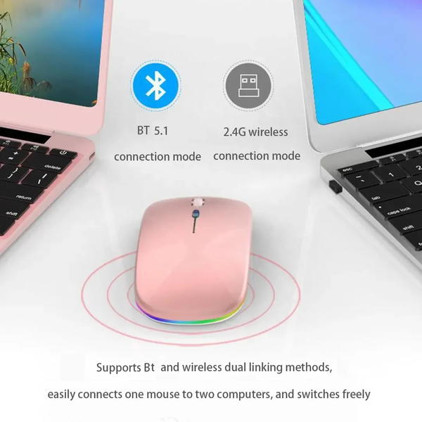 mouse hp wl blutooth + wifi rgb high quality Image 7 Preview