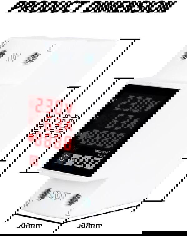 جهاز حماية الأجهزة الكهربائية 3 شاشة 63 امبير ⚡🛡️ Image 3 Preview