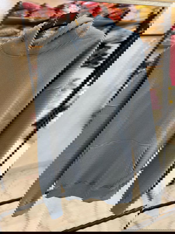 هودي بيبي بلو غامق قطن 100% Image 1 Preview