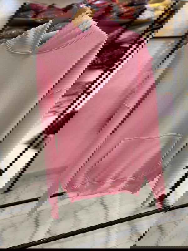 هودي بينك فاتح قطن 100% Image 1 Preview