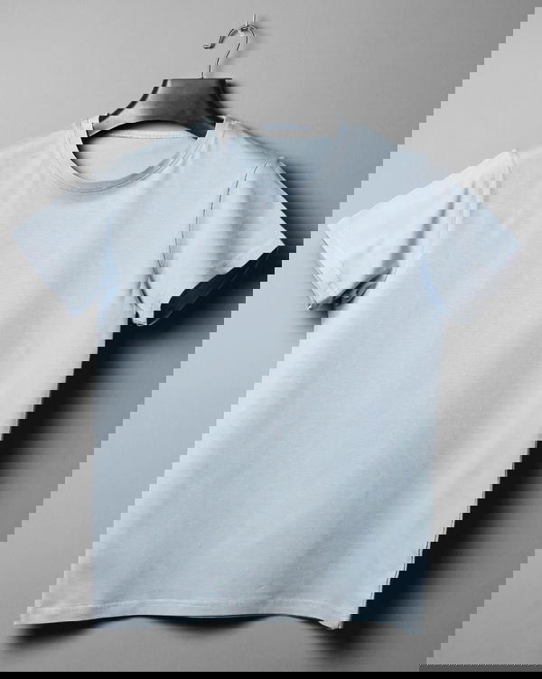تيشيرت سنجل ليكرا بيبي بلو  Image 1 Preview