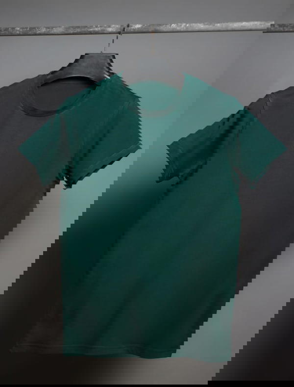 تيشيرت سنجل ليكرا اخضر Image 1 Preview