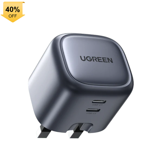 UGREEN Nexode 45W GaN Wall Charger 2-Ports Image 1 Preview
