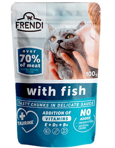 Frendi - Cat Wet Food - Fish Taste - 100gm Preview Image