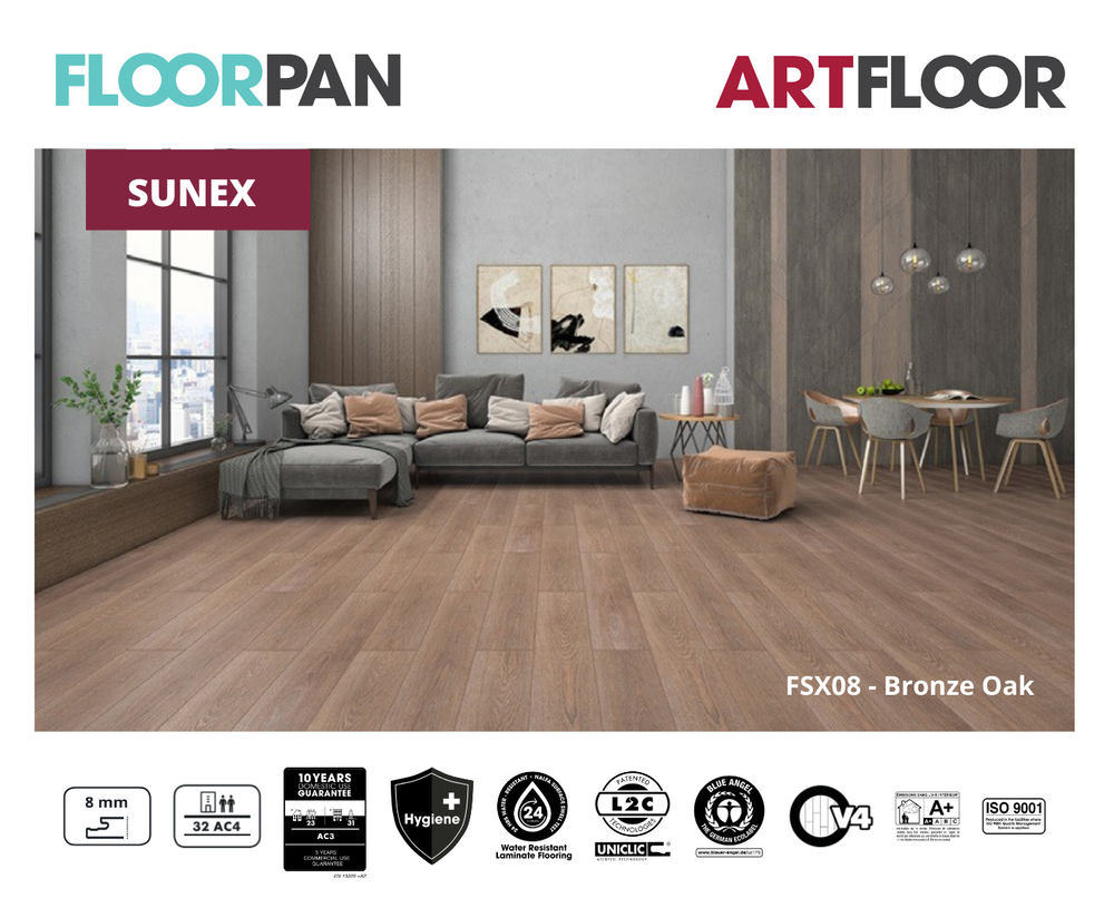 FLOORPAN	SUNEX FSX08-Bronze Oak Preview Image