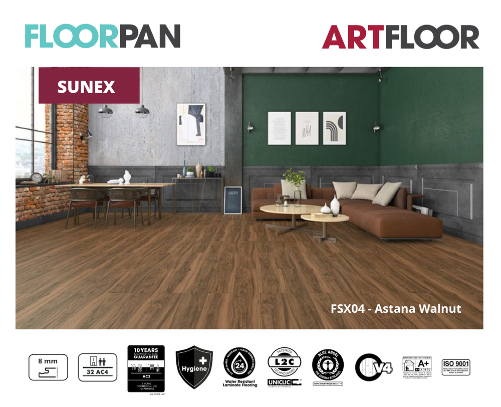 FLOORPAN	SUNEX-FSX04- Astana Walnut Preview Image