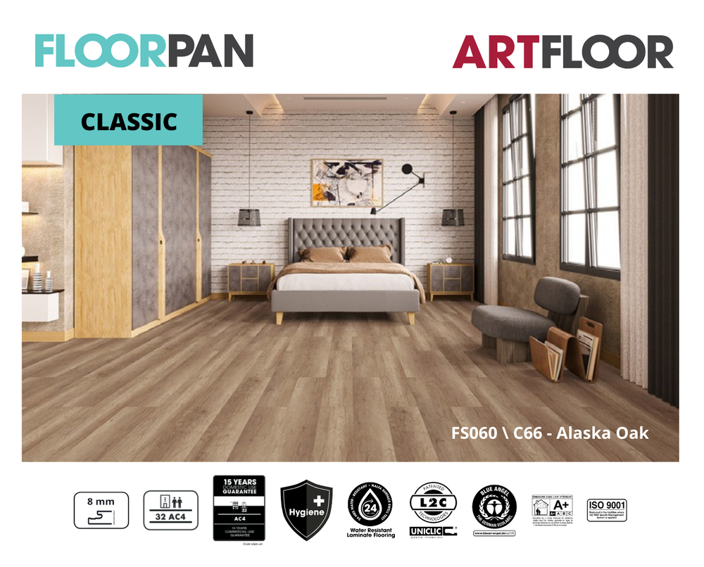FLOORPAN	CLASSIC	FS060 / C66 - Alaska Oak	32	8MM Preview Image