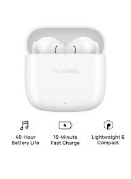 HUAWEI FreeBuds SE 2 In-ear Earphones, Wireless Bluetooth 5.3, 40-Hour Battery Life, 3 Hours of Music Playback on a 10-Minute Charge, Compact and Comfortable, IP54 Dust and Splash-Resistance Ceramic White Preview Image