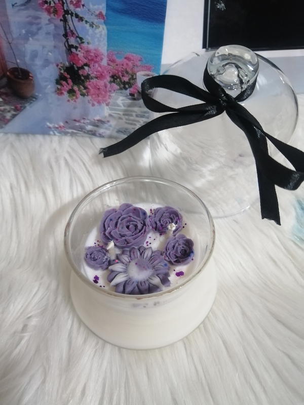 شمعة الوفير بعطر لافندر فانيليا  Image 3 Preview