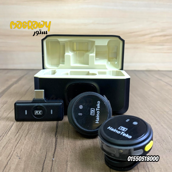 مايك لاسلكي Haino Teko 2.4GHz Magnetic Lavalier Wireless Microphone Image 2 Preview