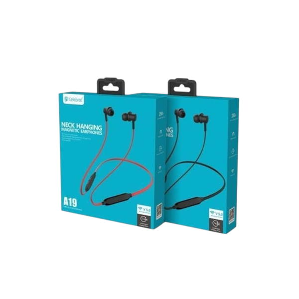 🎧 سماعة Celebrat A19 Bluetooth Neckband – سماعة طوق Image 1 Preview