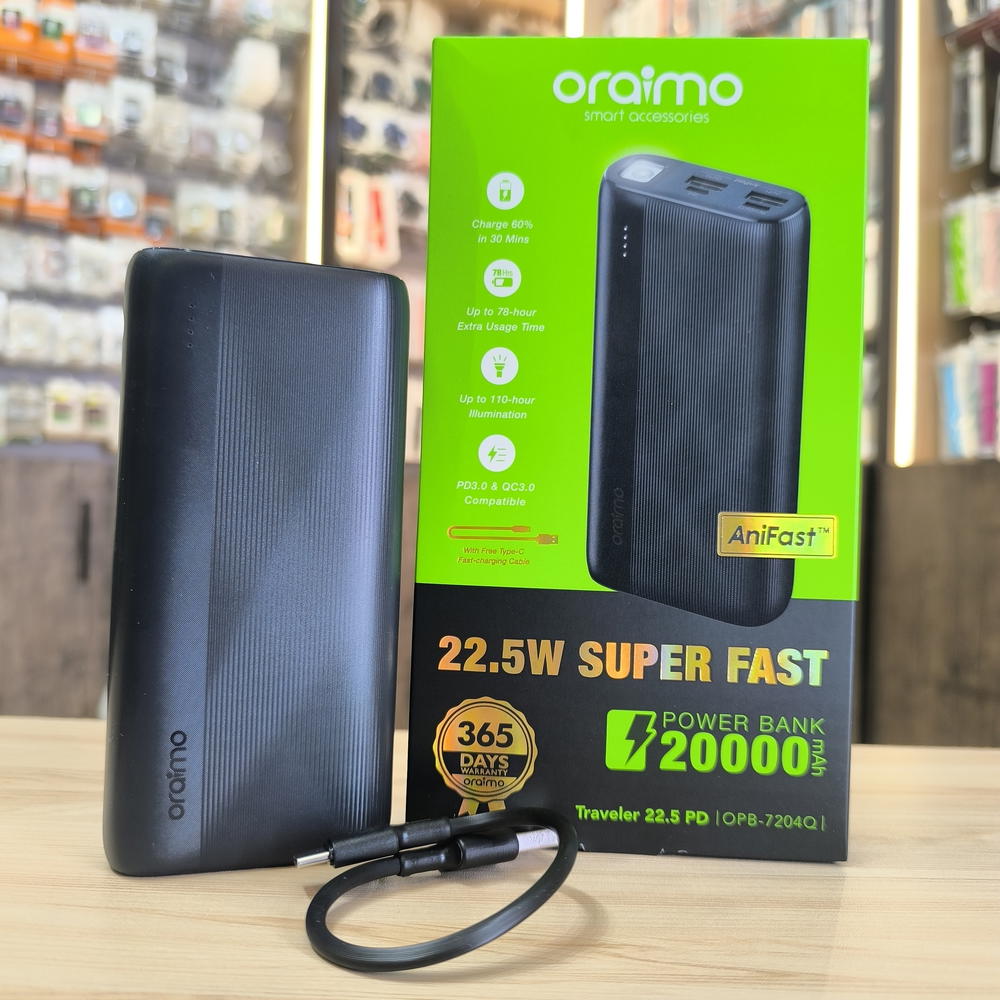 🔋باور بنك Oraimo OPB-7204Q – 20000mAh – 22.5W Preview Image