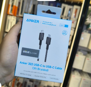 🔌كابل شحن أنكر 322 – USB-C إلى USB-C Preview Image