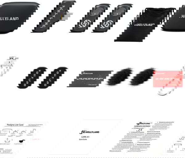 مايك  Hollyland LARK A1 Duo type c black Image 2 Preview