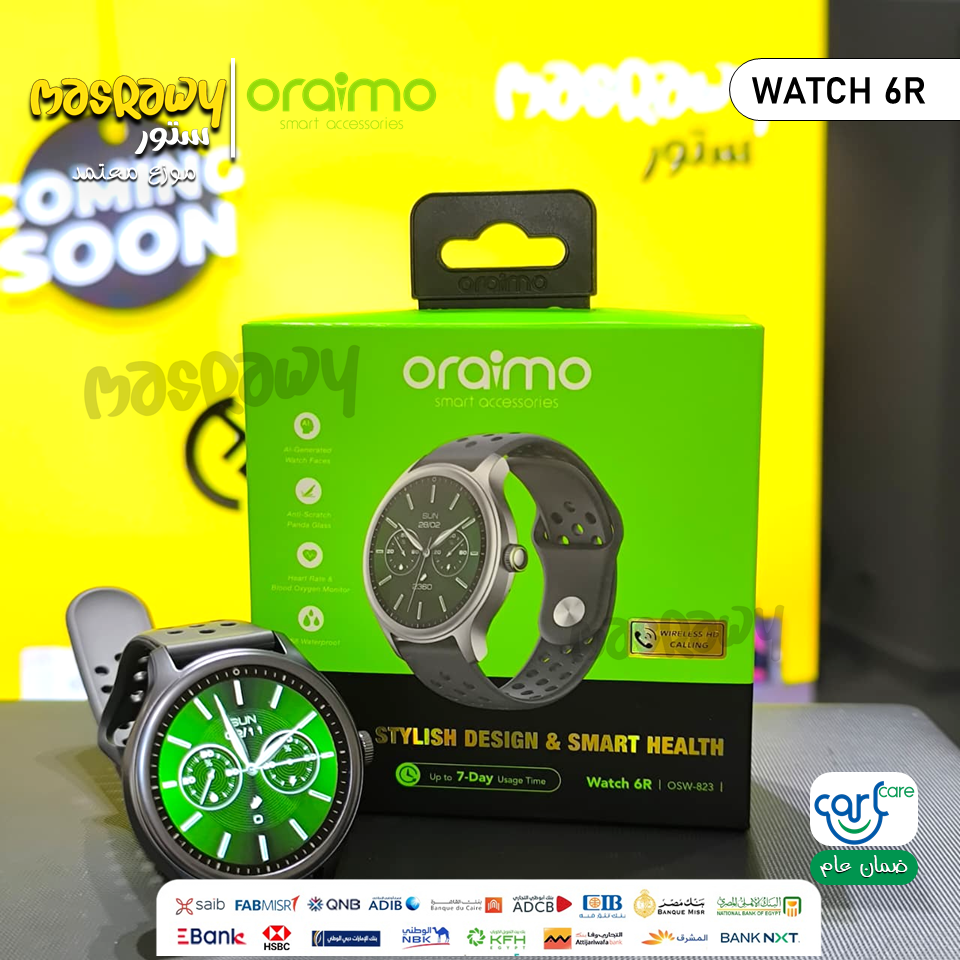 ساعه Oraimo Smart Watch 6R, OSW-823 Preview Image