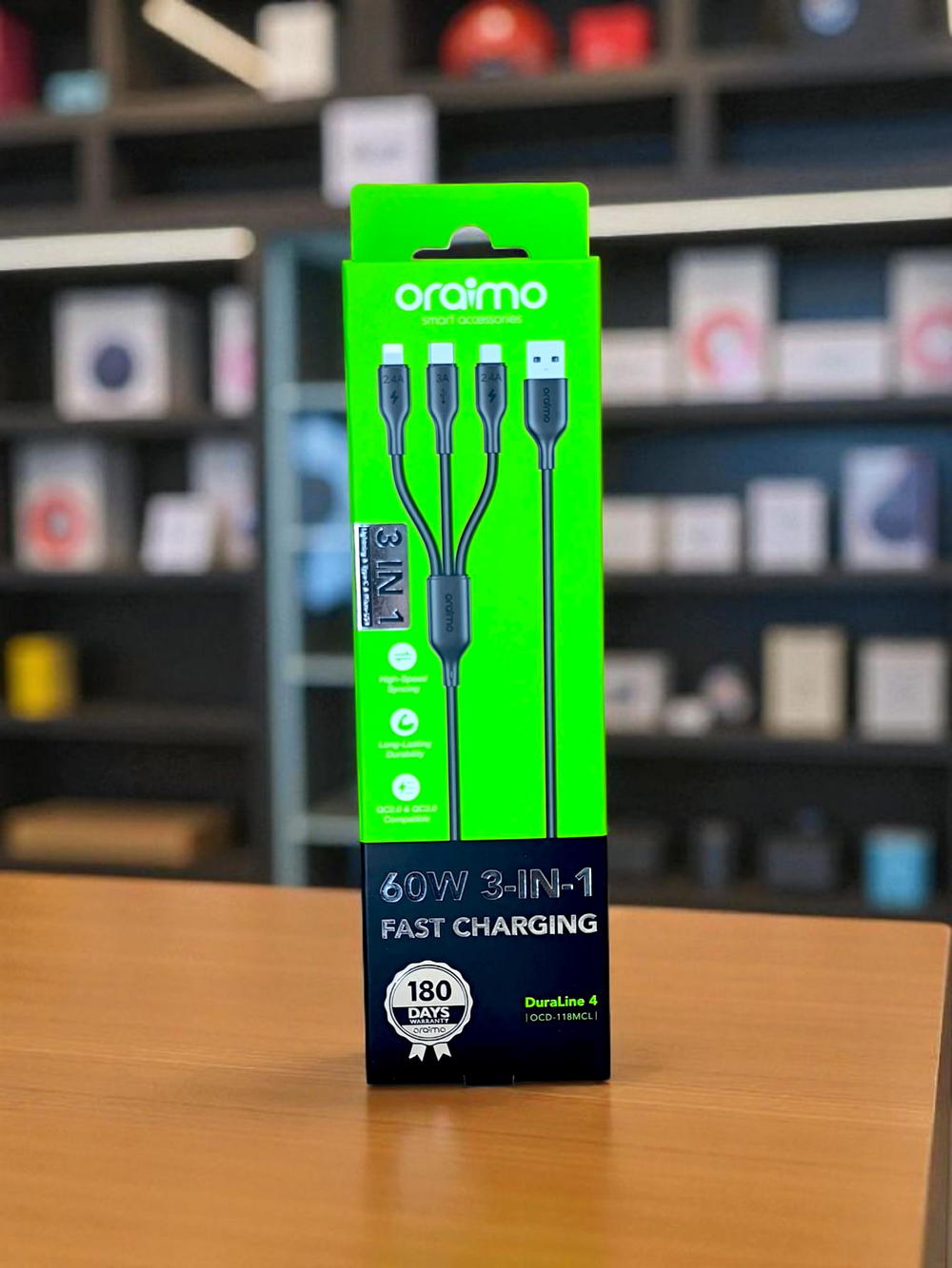 كابل Oraimo 3×1 OCD-118MCL  Preview Image