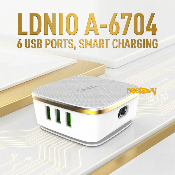 رأس شاحن LDNIO A-6704 Image 1 Preview