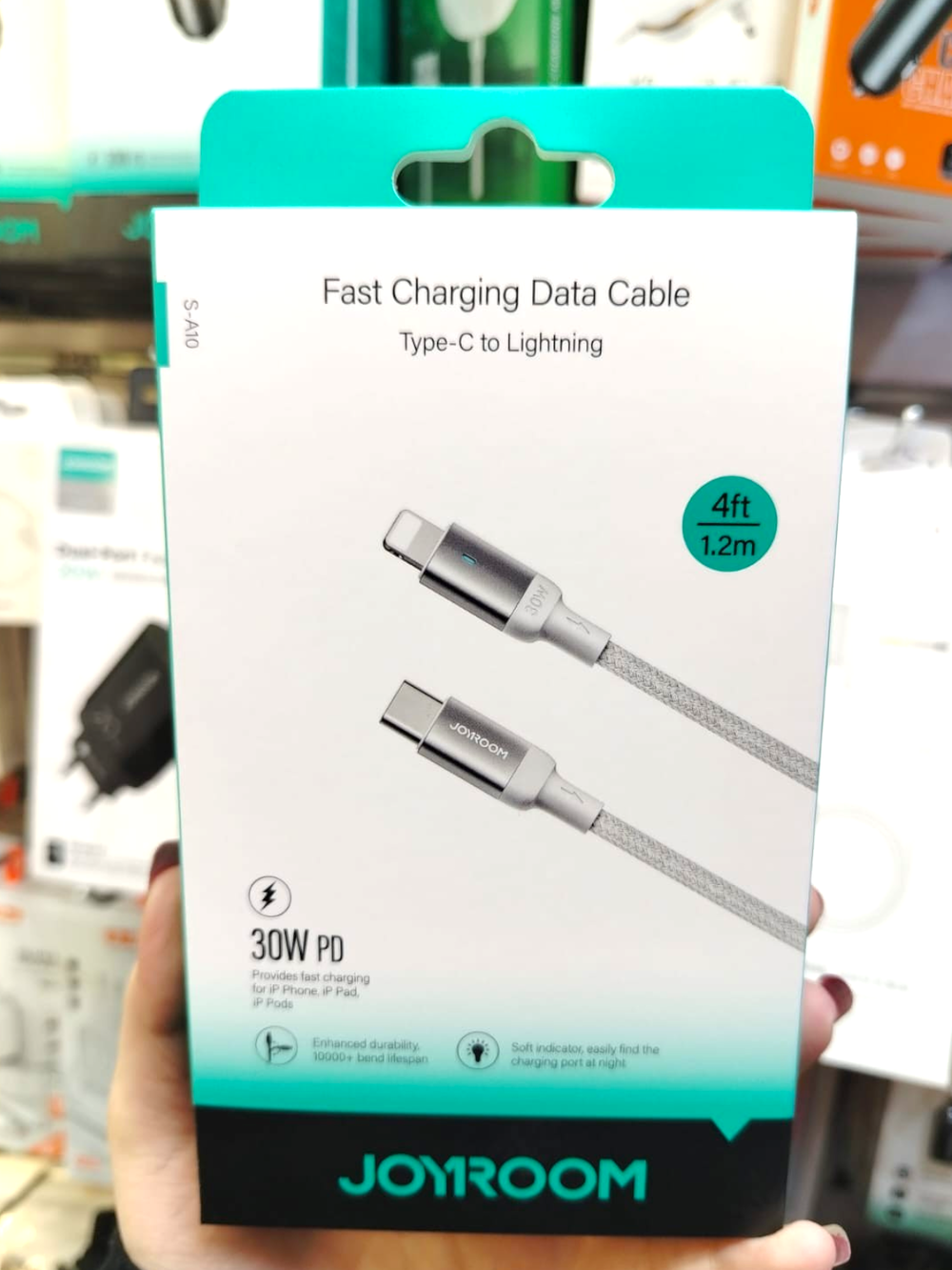 كابل شحن سريع JOYROOM S-A10 Type-C إلى Lightning بقدرة 30W  Preview Image