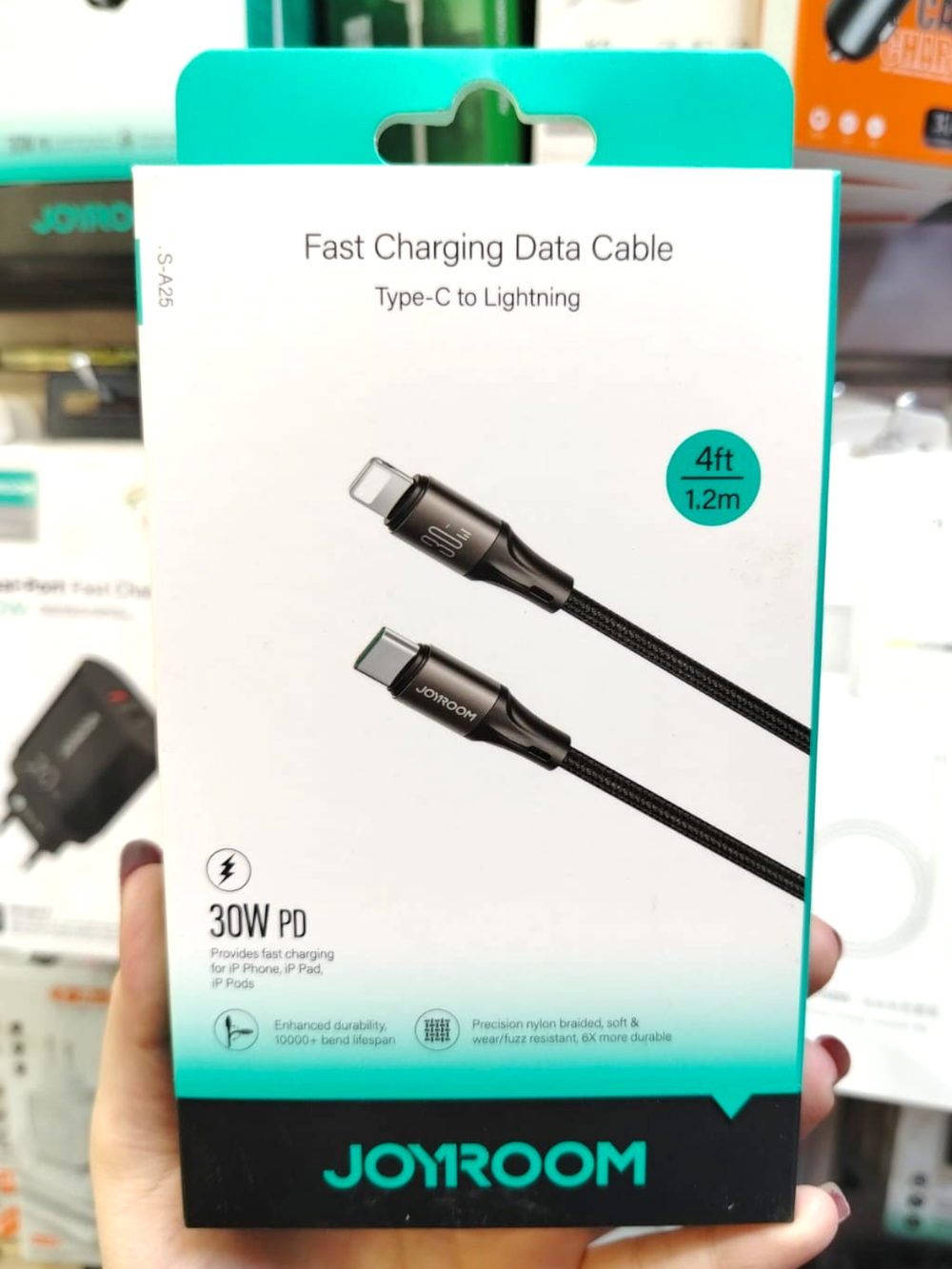 كابل شحن سريع جويروم (Joyroom S-A25) من Type-C إلى Lightning بقوة 30 واط Preview Image