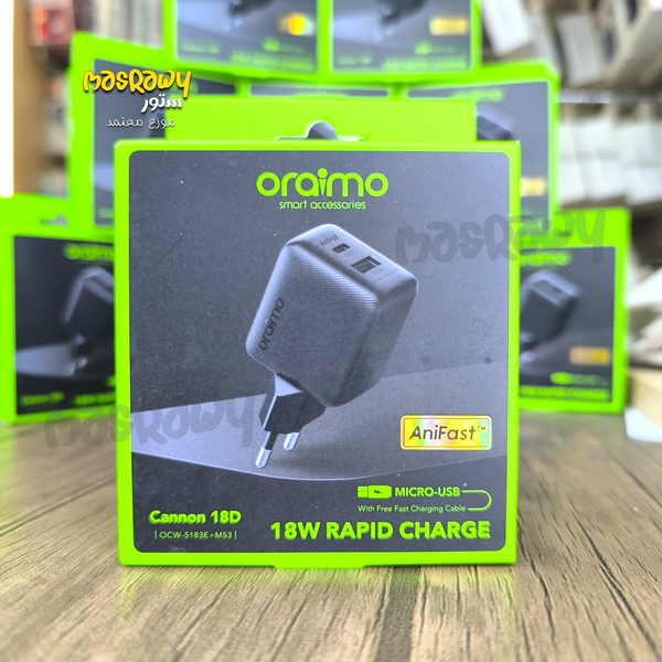 شاحن Oraimo Cannon 18D Image 1 Preview