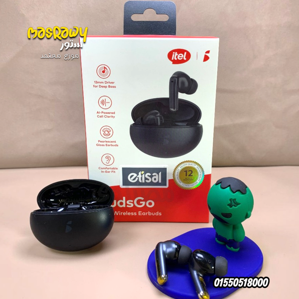 سماعه itel BudsGo True Wireless Earbuds Image 2 Preview