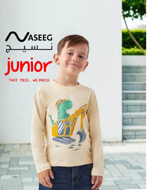 تيشيرت بأكمام طويلة وطبعات جرافيك من جونيورز Preview Image
