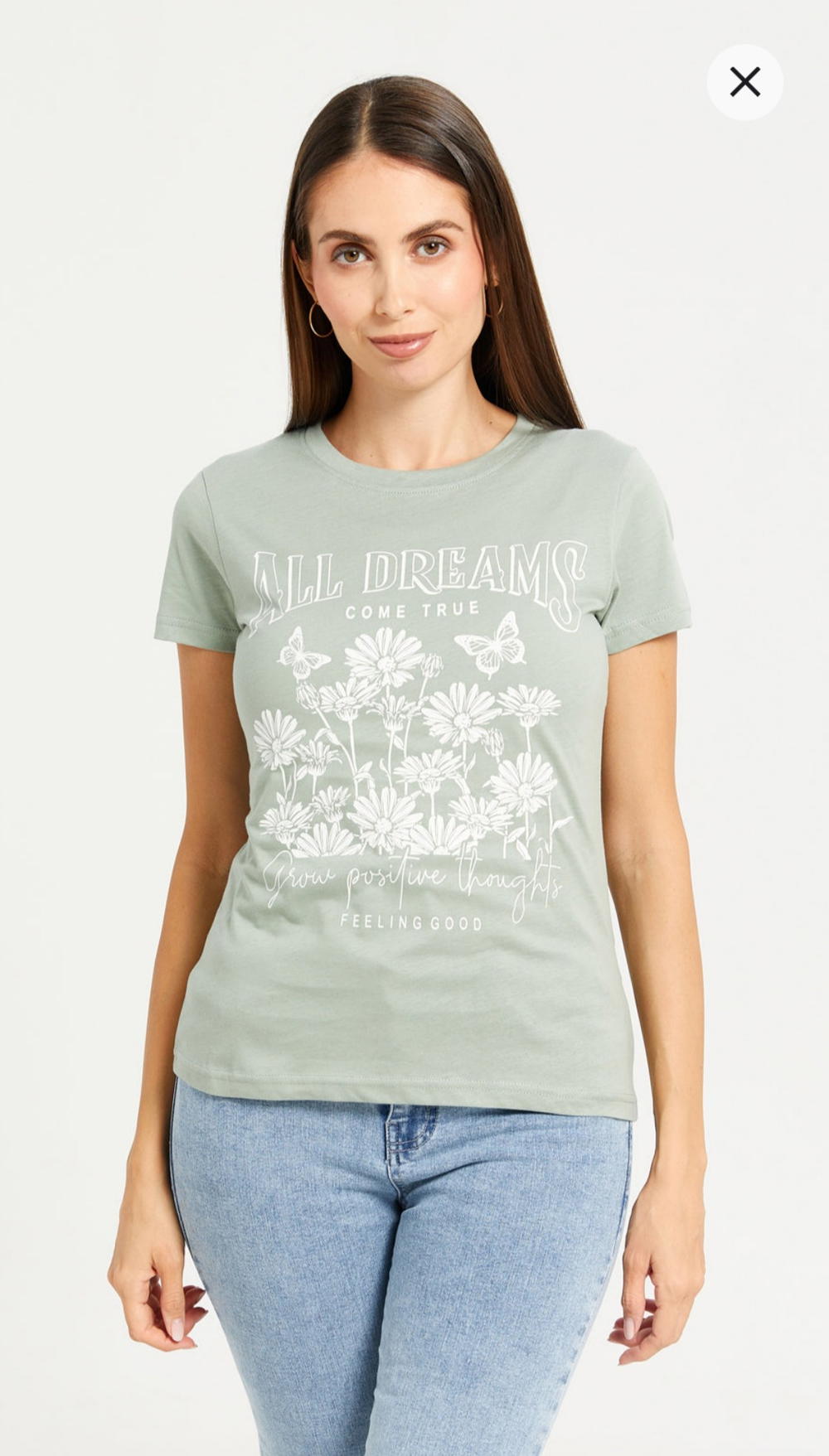 Women Mint Graphic T-Shirt: UK8 Preview Image