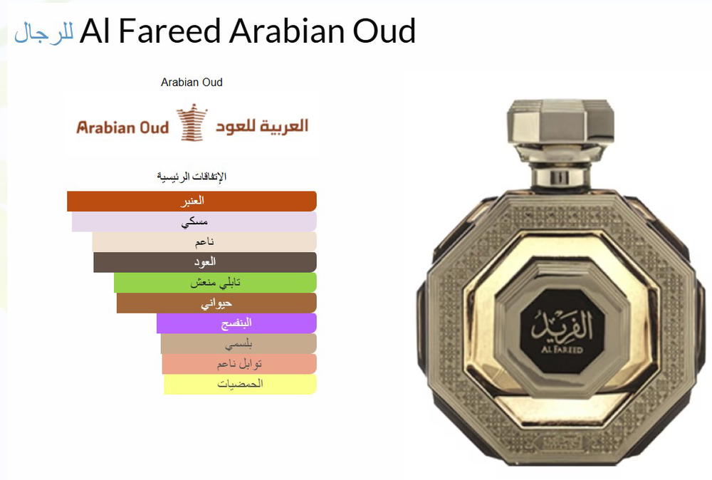 Al Fareed Arabian Oud - الفريد Preview Image