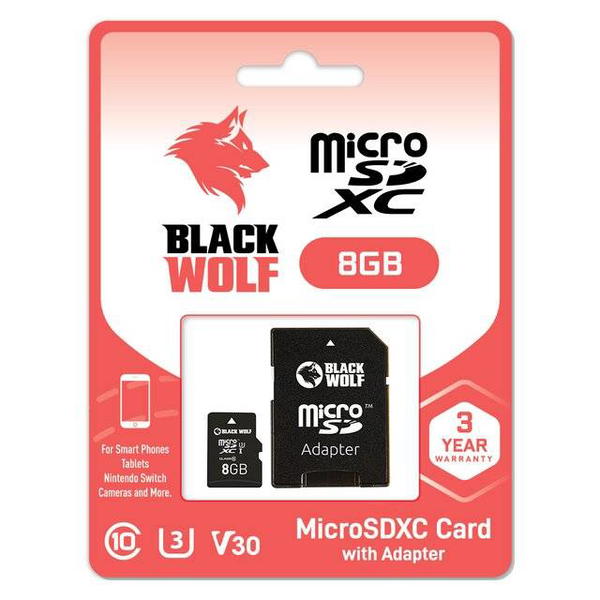 ميموري SD BlackWalfe 8GB Image 1 Preview